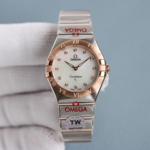 Luxury Omega Constellation 28mm Super Clone Ladies' Watch with COD 1038814068 - front view