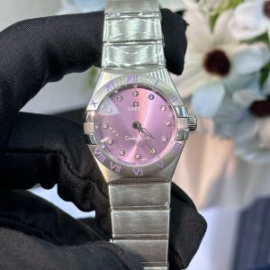 Exquisite Omega Constellation 1:1 Super Clone Watch with Swiss Quartz 1138470870 - front view
