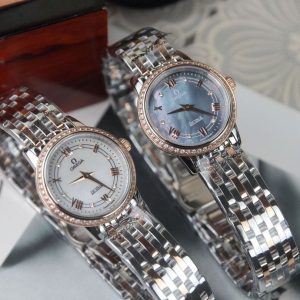Exquisite Omega De Ville Ladies Super Clone Watch with Swiss Quartz 1019748451 - front view