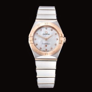 G Factory Omega Constellation 25mm Super Clone Ladies Watch 1127856911 - front view | Constellation