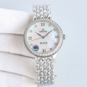 Exquisite Omega De Ville Super Clone Ladies Watch with Cash on Delivery 1145902184 - front view