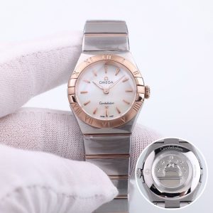 Omega Constellation 28mm Ladies' Super Clone Watch with Cash on Delivery 1112546668 - front view | Constellation