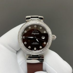 Omega De Ville Ladymatic Super Clone & AAA Replica Watch for Women 1123207334 - front view