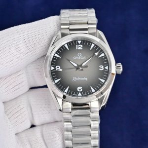 Premium Omega Railmaster Super Clone Replica Watch with COD 1130456200 - front view
