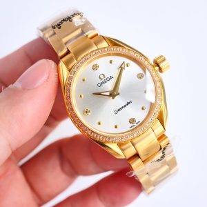 Ladies Omega Seamaster Super Clone Watch with Cash on Delivery 1023161542 - front view