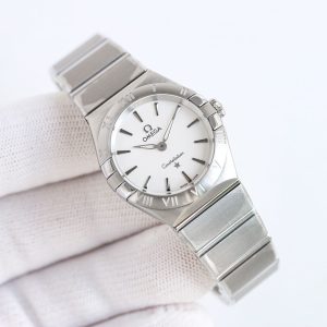 Luxury Omega Constellation 28mm 1:1 Super Clone for Women 1067671583 - front view