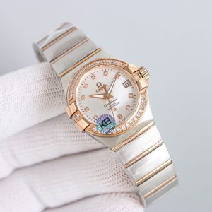 Omega Constellation Pluma Super Clone Watch for Women | Luxury Replica 1114035799 - front view