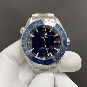Omega Seamaster Planet Ocean 600 Super Clone Watch in Blue 43.5mm 1036232779 - front view | Omega