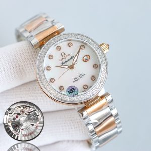 Exquisite Omega Ladymatic Super Clone Watch with Premium Automatic Movement 979848300