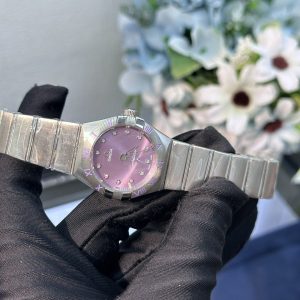 Exquisite Omega Constellation 1:1 Super Clone Watch with Swiss Quartz 1138470870 - side view