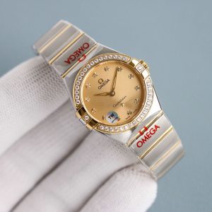Omega Ladies' Constellation 28mm Quartz Super Clone Watch for Sale 1039389970 - side view