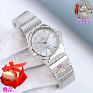 Omega Constellation 28mm Ladies' Super Clone Watch with Swiss Quartz 1140401518 - side view