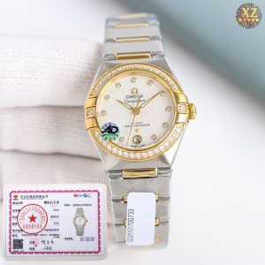 Luxury Omega Constellation 29mm Super Clone Watch for Women with Cash on Delivery 1140142174 - side view