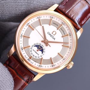Luxury Omega De Ville Trésor Moonphase Super Clone Watch for Sale 1142336713