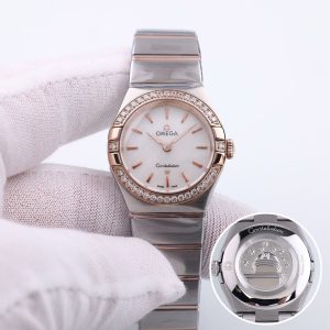 Omega Constellation 28mm Ladies' Super Clone Watch with Cash on Delivery 1112546668 - side view | Constellation