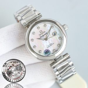 Premium Omega De Ville Ladymatic Super Clone Watch for Women 1129417901 - interior view