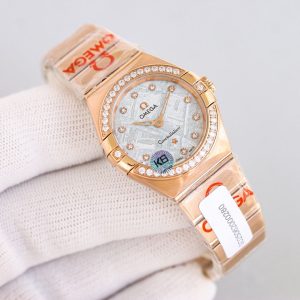 Omega Constellation 28mm Super Clone Watch | 1:1 Luxury Replica 1078749392 - side view