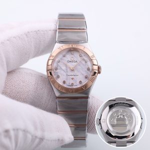 Omega Constellation 28mm Sapphire 1:1 Super Clone Watch with COD 1112546701 - side view