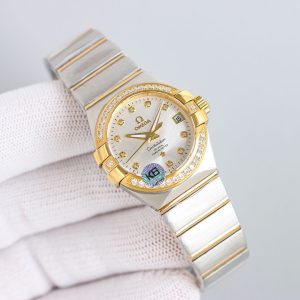 Omega Constellation Pluma Super Clone Watch for Women | Luxury Replica 1114035799 - side view