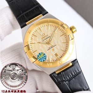 Omega Constellation 39mm Men's Super Clone Watch | Premium Replica 1142130580 - side view