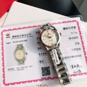 Omega Seamaster Aqua Terra Ladies 1:1 Super Clone Watch with COD 1019748442 - side view | Omega