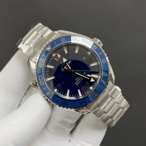 Omega Seamaster Planet Ocean 600 Super Clone Watch in Blue 43.5mm 1036232779 - side view | Omega