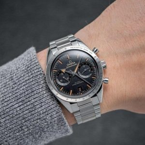 Omega Speedmaster 57 Premium Replica Watch with Automatic Movement 1056693624 - side view | Omega