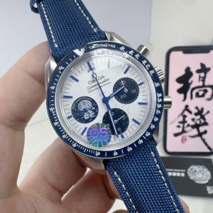 Omega Snoopy Super Clone Watch with Premium Manual Movement & COD 1094150195 - side view | Omega
