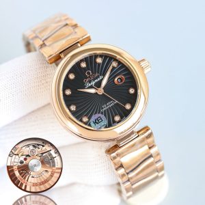 Exquisite Omega Ladymatic Super Clone Watch with Premium Automatic Movement 979848300