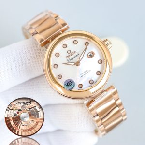 Exquisite Omega Ladymatic Super Clone Watch with Premium Automatic Movement 979848300