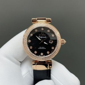 Premium Omega De Ville Ladymatic Ladies' 1:1 Super Clone Watch 1123207341 - close-up