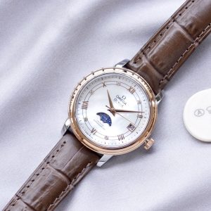 Omega De Ville Prestige Moonphase 33mm Super Clone Watch for Sale 1119141287