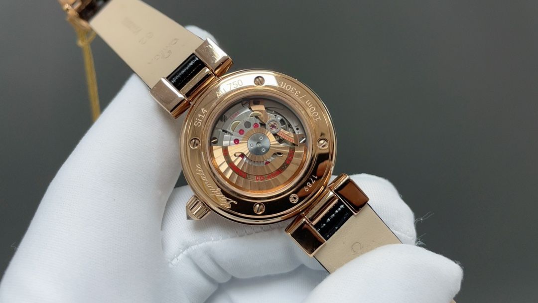 8-274.jpg Premium Omega De Ville Ladymatic Ladies' 1:1 Super Clone Watch 1123207341 - front view