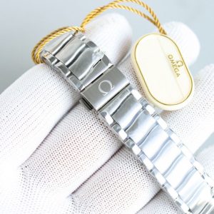 Premium Omega De Ville Ladymatic Super Clone Watch for Women 1129417901 - side view